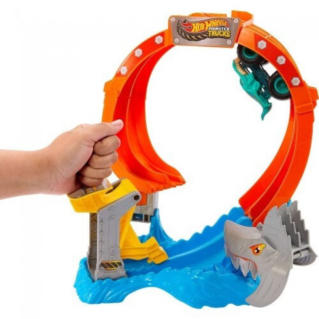 HOT WHEELS MONSTER TRUCKS - ΠΙΣΤΑ ΛΟΥΠ ΜΕ ΚΑΡΧΑΡΙΑ (JFR08) HOT WHEELS MONSTER TRUCKS - ΠΙΣΤΑ ΛΟΥΠ ΜΕ ΚΑΡΧΑΡΙΑ (JFR08)