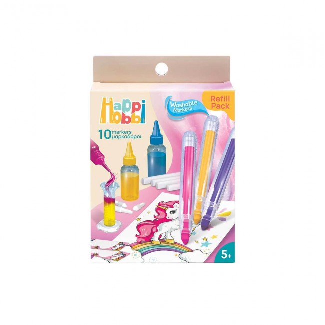 HAPPIHOBBI REFILL PACK ΓΙΑ ΕΡΓΑΣΤΗΡΙΟ ΜΑΡΚΑΔΟΡΩΝ ΓΙΑ 5+ ΧΡΟΝΩΝ HAPPIHOBBI REFILL PACK ΓΙΑ ΕΡΓΑΣΤΗΡΙΟ ΜΑΡΚΑΔΟΡΩΝ ΓΙΑ 5+ ΧΡΟΝΩΝ