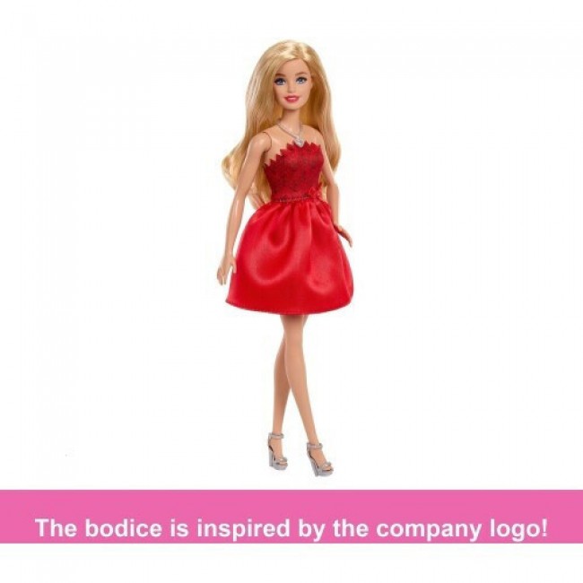 BARBIE ΚΟΚΚΙΝΟ ΦΟΡΕΜΑ MATTEL 80 ΧΡΟΝΙΑ JGD25 BARBIE ΚΟΚΚΙΝΟ ΦΟΡΕΜΑ MATTEL 80 ΧΡΟΝΙΑ JGD25