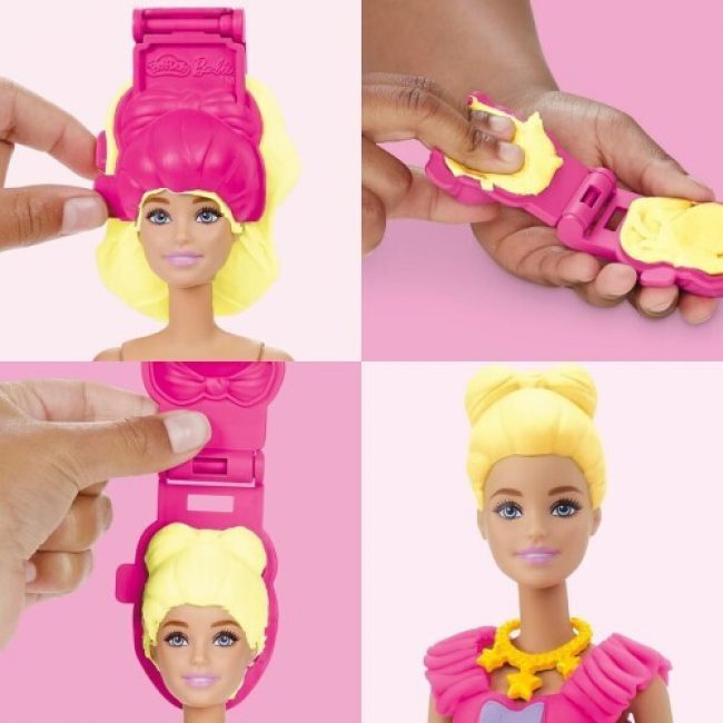 PLAY DOH BARBIE SET WINGS AND BOWS WITH DOLL INCLUDED PLAY DOH BARBIE SET WINGS AND BOWS WITH DOLL INCLUDED
