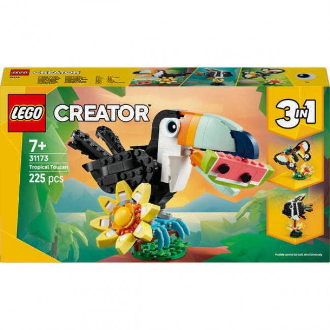 LEGO CREATOR ΑΓΡΙΑ ΖΩΑ: ΤΡΟΠΙΚΟ ΤΟΥΚΑΝ (31173)