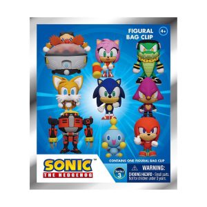 SONIC THE HEDGEHOG SERIES 3 FOAM BAG CLIP ΜΠΡΕΛΟΚ