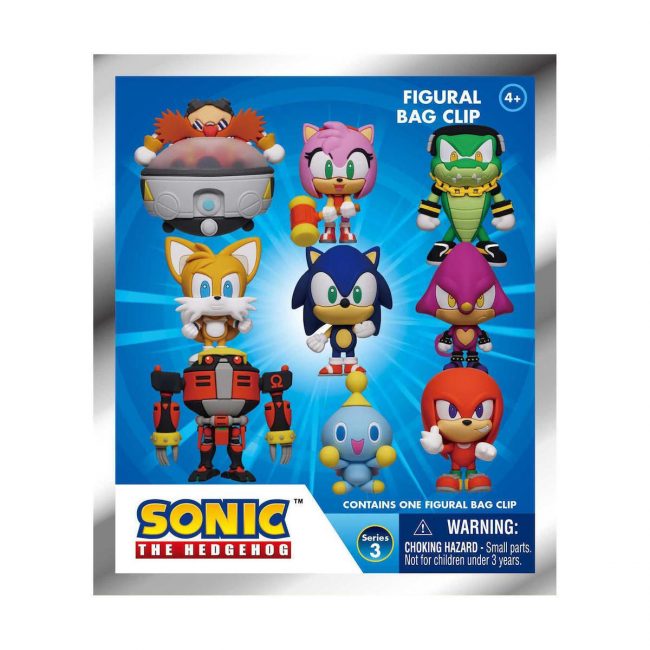 SONIC THE HEDGEHOG SERIES 3 FOAM BAG CLIP ΜΠΡΕΛΟΚ SONIC THE HEDGEHOG SERIES 3 FOAM BAG CLIP ΜΠΡΕΛΟΚ