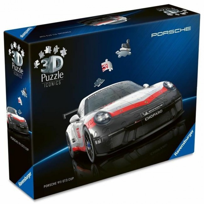3D ΠΑΖΛ RAVENSBURGER ICONICS 108 TEM PORSCHE GT 3 CUP 3D ΠΑΖΛ RAVENSBURGER ICONICS 108 TEM PORSCHE GT 3 CUP