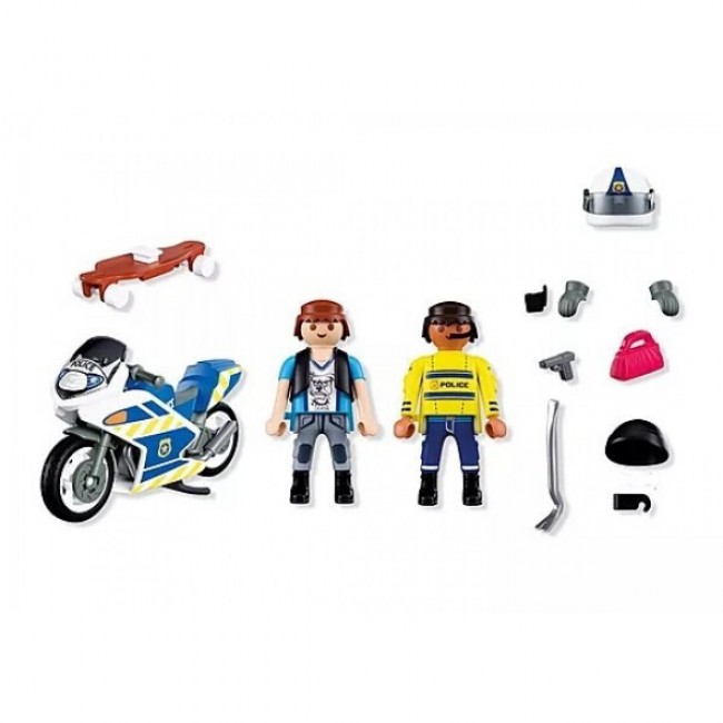 PLAYMOBIL CITY ACTION ΑΣΤΥΝΟΜΙΚΗ ΚΑΤΑΔΙΩΞΗ ΜΕ ΜΟΤΟΣΙΚΛΕΤΑ PLAYMOBIL CITY ACTION ΑΣΤΥΝΟΜΙΚΗ ΚΑΤΑΔΙΩΞΗ ΜΕ ΜΟΤΟΣΙΚΛΕΤΑ