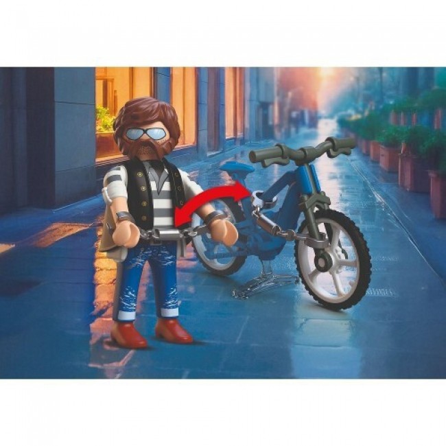 PLAYMOBIL CITY ACTION ΑΣΤΥΝΟΜΙΚΟΣ ΚΑΙ ΚΛΕΦΤΗΣ ΠΟΔΗΛΑΤΩΝ