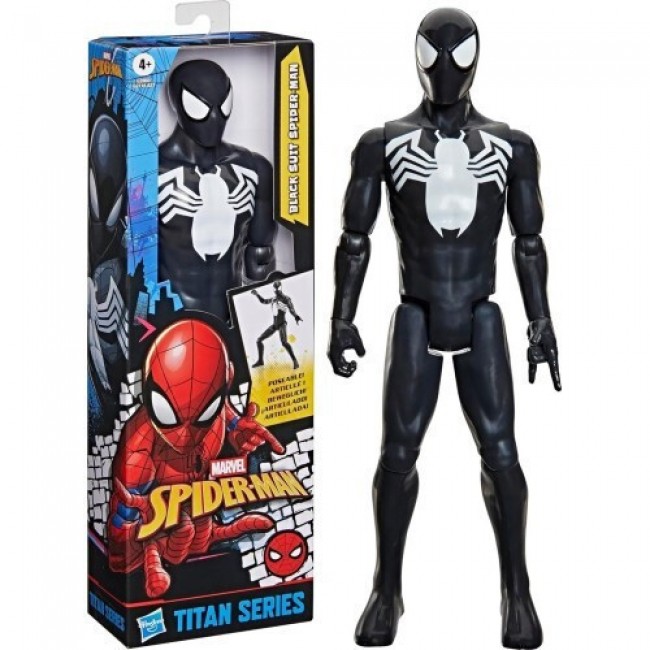 SPIDERMAN TITAN HERO SERIES SYMBIOTE ΦΙΓΟΥΡΑ - BLACK SUIT SPIDERMAN (G2860)