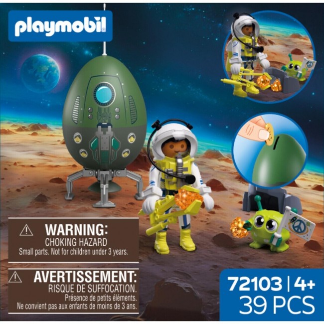 PLAYMOBIL PLAY EGG ΑΠΟΣΤΟΛΗ ΣΤΟ ΔΙΑΣΤΗΜΑ PLAYMOBIL PLAY EGG ΑΠΟΣΤΟΛΗ ΣΤΟ ΔΙΑΣΤΗΜΑ