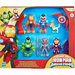 ΦΙΓΟΥΡΕΣ IRON MAN AND HIS AWESOME FRIENDS ARMORED UP AVENGERS PACK G1255