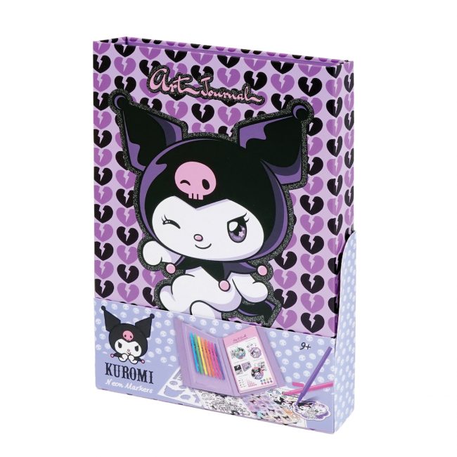 HAPPIHOBBI ART JOURNAL NEON ΜΑΡΚΑΔΟΡΟΙ KUROMI ΓΙΑ 9+ ΕΤΩΝ HAPPIHOBBI ART JOURNAL NEON ΜΑΡΚΑΔΟΡΟΙ KUROMI ΓΙΑ 9+ ΕΤΩΝ