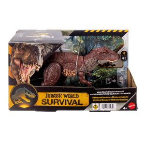 JURASSIC WORLD WILD ROAR METRIACANT ΔΕΙΝΟΣΑΥΡΟΙ ΜΕ ΚΙΝΟΥΜΕΝΑ ΜΕΛΗ, ΛΕΙΤΟΥΡΓΙΑ ΕΠΙΘΕΣΗΣ, ΗΧΟΥΣ & ΦΩΣ