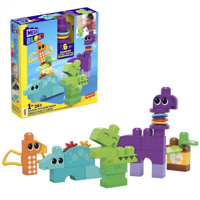 MEGA BLOCKS SENSORY LINE ΔΕΙΝΟΣΑΥΡΟΙ