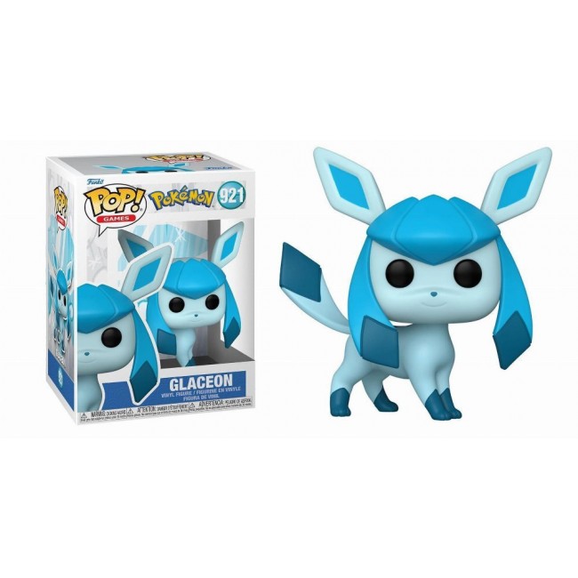 FUNKO POP! GAMES: POKEMON-GLACEON VINYL FIGURE #921 FUNKO POP! GAMES: POKEMON-GLACEON VINYL FIGURE #921