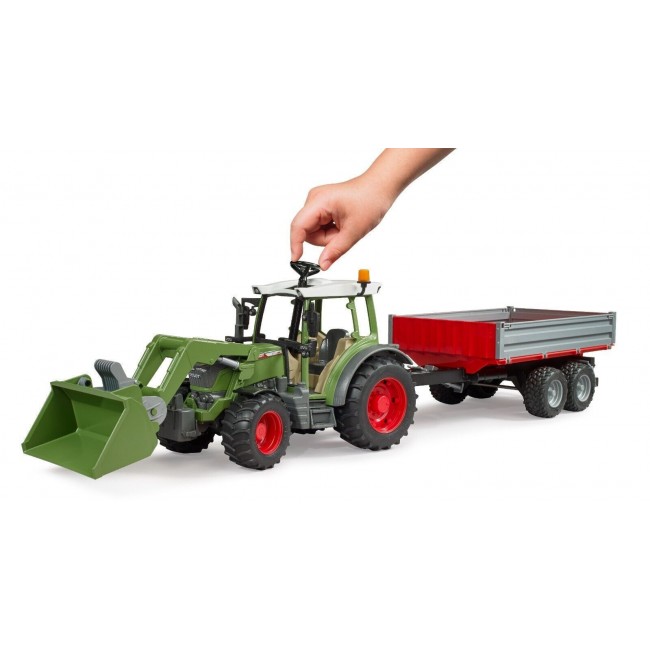 BRUDER ΤΡΑΚΤΕΡ FENDT VARIO 211 ΜΕ ΦΟΡΤΩΤΗ ΚΑΙ ΚΑΡΟΤΣΑ BRUDER ΤΡΑΚΤΕΡ FENDT VARIO 211 ΜΕ ΦΟΡΤΩΤΗ ΚΑΙ ΚΑΡΟΤΣΑ