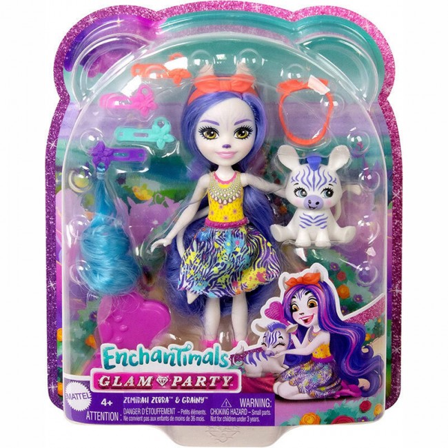 ENCHANTIMALS GLAM PARTY - ΖΕΒΡΑ ENCHANTIMALS GLAM PARTY - ΖΕΒΡΑ