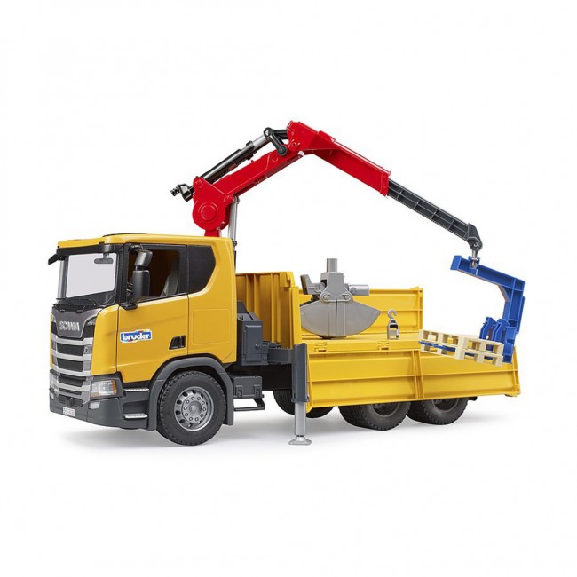 BRUDER ΧΩΜΑΤΟΥΡΓΙΚΟ SCANIA SUPER 560R ΜΕ ΓΕΡΑΝΟ ΚΑΙ 2 ΠΑΛΕΤΕΣ BRUDER ΧΩΜΑΤΟΥΡΓΙΚΟ SCANIA SUPER 560R ΜΕ ΓΕΡΑΝΟ ΚΑΙ 2 ΠΑΛΕΤΕΣ