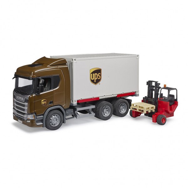 BRUDER ΦΟΡΤΗΓΟ SCANIA SUPER 560R UPS ΜΕ ΚΛΑΡΚ