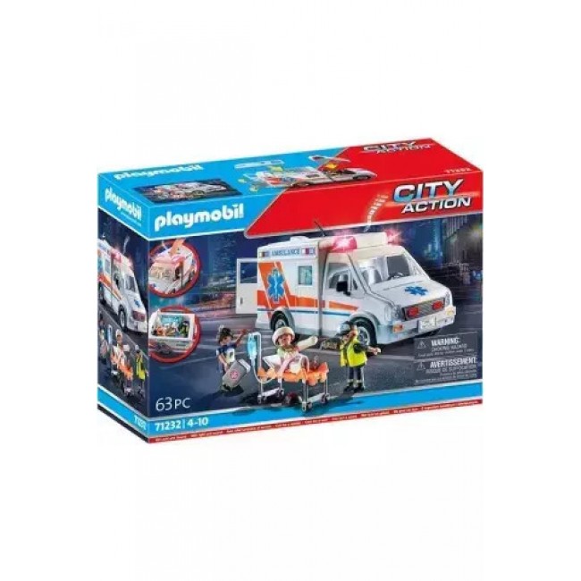PLAYMOBIL CITY ACTION ΑΣΘΕΝΟΦΟΡΟ ΜΕ ΔΙΑΣΩΣΤΕΣ PLAYMOBIL CITY ACTION ΑΣΘΕΝΟΦΟΡΟ ΜΕ ΔΙΑΣΩΣΤΕΣ