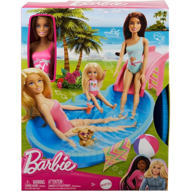 BARBIE ΕΞΩΤΙΚΗ ΠΙΣΙΝΑ ΜΕ ΚΟΥΚΛΑ (#HRJ74) BARBIE ΕΞΩΤΙΚΗ ΠΙΣΙΝΑ ΜΕ ΚΟΥΚΛΑ (#HRJ74)