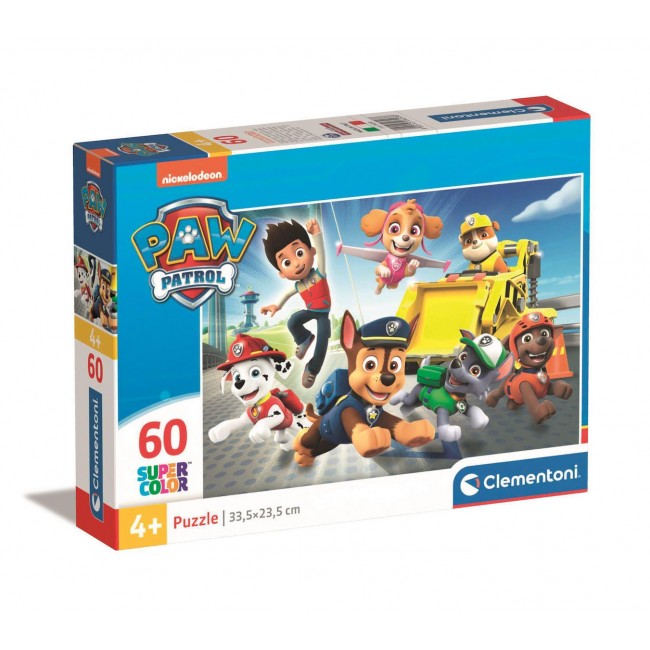 CLEMENTONI ΠΑΙΔΙΚΟ ΠΑΖΛ SUPER COLOR NICKELODEON PAW PATROL 60 ΤΜΧ