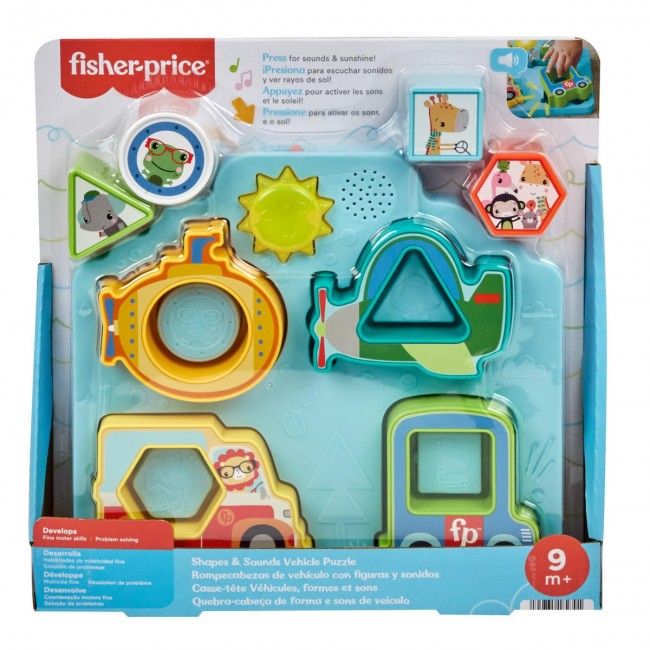 FISHER PRICE ΠΑΖΛ ΟΧΗΜΑΤΩΝ ΜΕ ΣΧΗΜΑΤΑ ΚΑΙ ΗΧΟΥΣ HRP31 FISHER PRICE ΠΑΖΛ ΟΧΗΜΑΤΩΝ ΜΕ ΣΧΗΜΑΤΑ ΚΑΙ ΗΧΟΥΣ HRP31