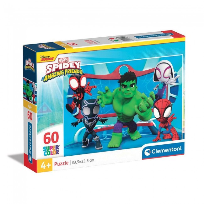 CLEMENTONI ΠΑΖΛ SUPER COLOR SPIDEY ΚΑΙ ΟΙ ΑΠΙΘΑΝΟΙ ΦΙΛΟΙ ΤΟΥ 60TMX