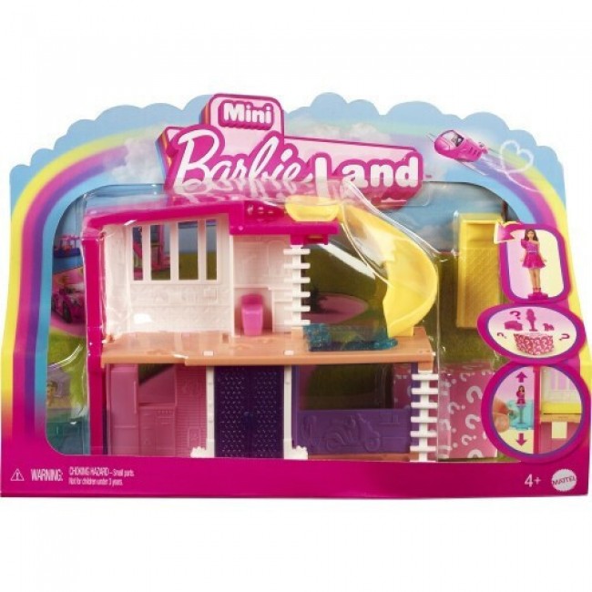 BARBIE MINI BARBIELAND ΚΟΥΚΛΑ ΜΕ ΑΞΕΣΟΥΑΡ ΚΟΥΚΛΟΣΠΙΤΟ HYF47