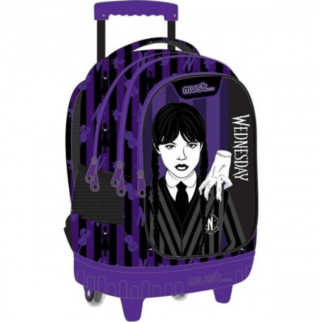 MUST ΤΣΑΝΤΑ TROLLEY ΔΗΜΟΤΙΚΟΥ 3 ΘΕΣΙΑ WEDNESDAY 34X20X44CM MUST ΤΣΑΝΤΑ TROLLEY ΔΗΜΟΤΙΚΟΥ 3 ΘΕΣΙΑ WEDNESDAY 34X20X44CM
