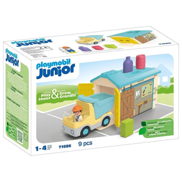 PLAYMOBIL JUNIOR ΦΟΡΤΗΓΟ ΜΕ ΓΚΑΡΑΖ