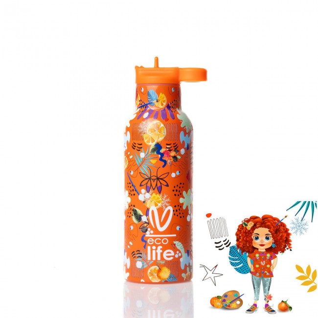 ECO LIFE ΠΑΓΟΥΡΙ ΘΕΡΜΟΣ ΜΕΤΑΛΛΙΚΟ 500ML ECOLIFE X VASILIKI ICE 33-BO-2322
