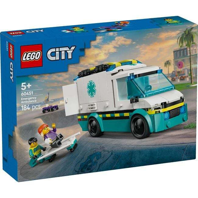 LEGO CITY EMERGENCY AMBULANCE LEGO CITY EMERGENCY AMBULANCE