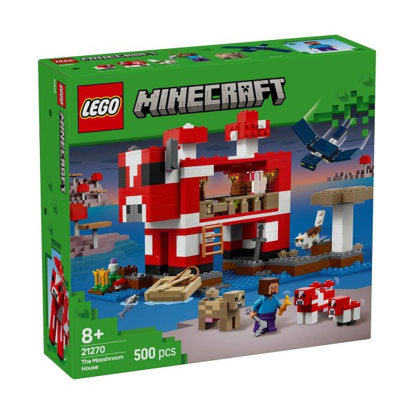 LEGO MINECRAFT THE MOOSHROOM HOUSE 21270