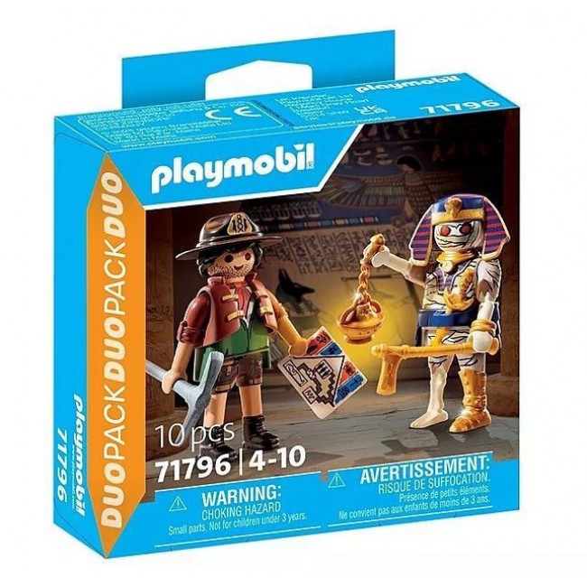 PLAYMOBIL DUOPACK ΚΥΝΗΓΟΣ ΘΗΣΑΥΡΟΣ ΚΑΙ ΜΟΥΜΙΑ PLAYMOBIL DUOPACK ΚΥΝΗΓΟΣ ΘΗΣΑΥΡΟΣ ΚΑΙ ΜΟΥΜΙΑ