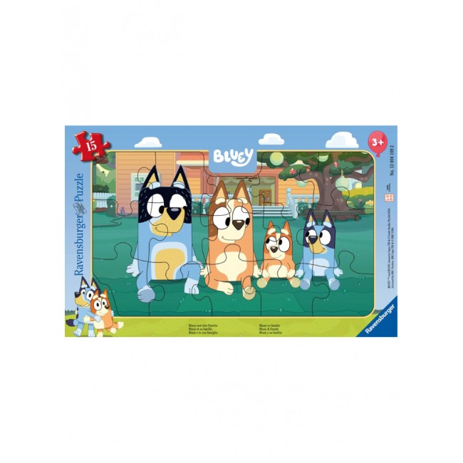 RAVENSBURGER PUZZLE ΚΑΡΤΕΛΑ 15τεμ.BLUEY RAVENSBURGER PUZZLE ΚΑΡΤΕΛΑ 15τεμ.BLUEY