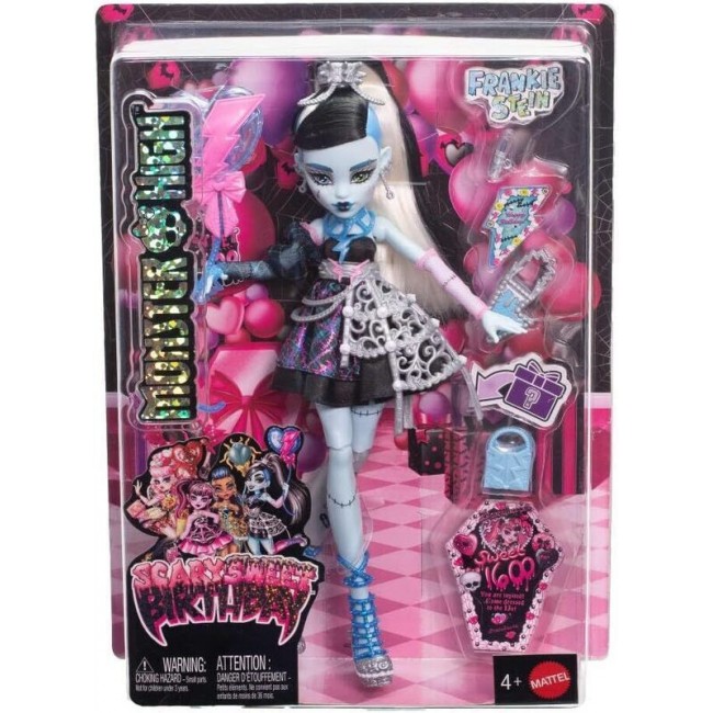 MONSTER HIGH ΚΟΥΚΛΑ SCARY SWEET BIRTHDAY - FRANKIE MONSTER HIGH ΚΟΥΚΛΑ SCARY SWEET BIRTHDAY - FRANKIE