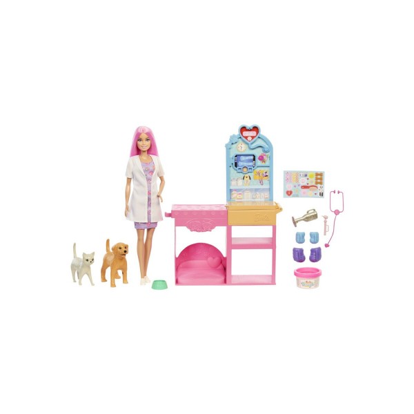 BARBIE ΙΑΤΡΕΙΟ ΓΙΑ ΖΩΑΚΙΑ (JFX93)