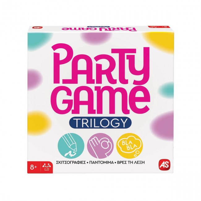 ΕΠΙΤΡΑΠΕΖΙΟ ΠΑΙΧΝΙΔΙ PARTY GAME TRILOGY ΓΙΑ ΗΛΙΚΙΕΣ 8+ ΧΡΟΝΩΝ ΕΠΙΤΡΑΠΕΖΙΟ ΠΑΙΧΝΙΔΙ PARTY GAME TRILOGY ΓΙΑ ΗΛΙΚΙΕΣ 8+ ΧΡΟΝΩΝ
