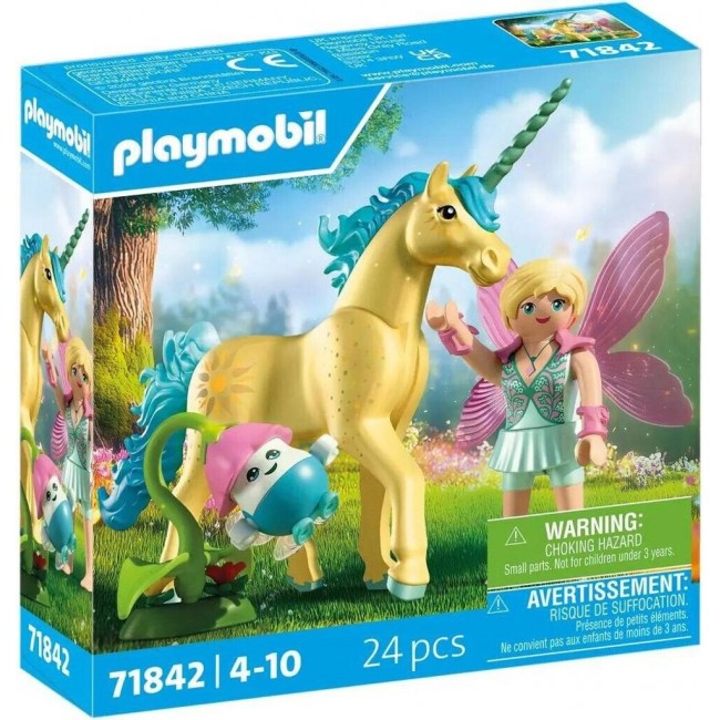 PLAYMOBIL ΜΟΝΟΚΕΡΟΣ ΜΕ ΜΠΛΕ ΧΑΙΤΗ