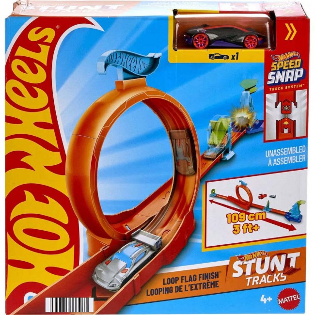 HOT WHEELS STUNT ΠΙΣΤΑ ΓΙΑ ΚΟΛΠΑ LOOP FLAG FINISH (JHK77) HOT WHEELS STUNT ΠΙΣΤΑ ΓΙΑ ΚΟΛΠΑ LOOP FLAG FINISH (JHK77)