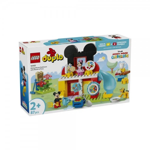 LEGO DISNEY DUPLO MICKEY MOUSE CLUBHOUSE WITH MINNIE AND PLUTO