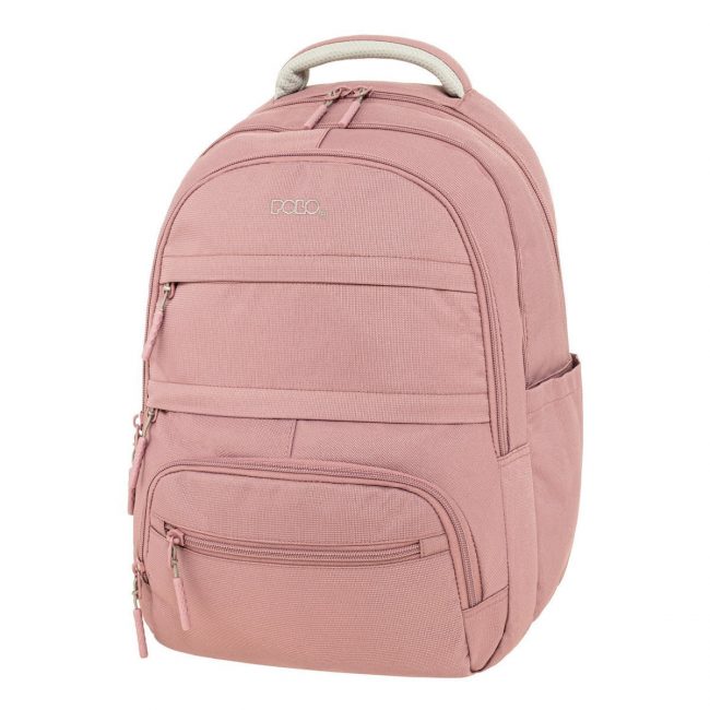 POLO ΣΑΚΙΔΙΟ ΠΛΑΤΗΣ MULTI POCKET DUSTY PINK/ΣΑΠΙΟ ΜΗΛΟ 2026 901064-3919 POLO ΣΑΚΙΔΙΟ ΠΛΑΤΗΣ MULTI POCKET DUSTY PINK/ΣΑΠΙΟ ΜΗΛΟ 2026 901064-3919