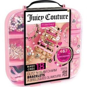 MAKE IT REAL JUICY COUTURE GLITZ  N GLAM CHARM BRACELETS