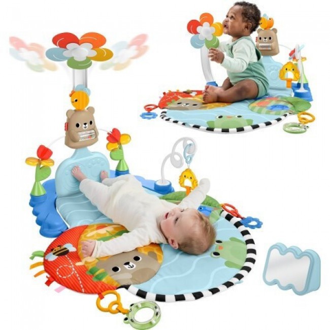 FISHER PRICE ΓΥΜΝΑΣΤΗΡΙΟ ΜΕ ΛΟΥΛΟΥΔΙ 3 ΣΕ 1 HYR60