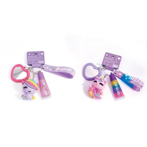 HAPPIHOBBI ΜΠΡΕΛΟΚ ΜΕ LIP GLOSS & ΦΙΓΟΥΡΑ SPARKLE LOVE ΔΙΑΦΟΡΑ ΣΧΕΔΙΑ