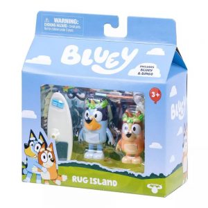 BLUEY ΣΕΤ ΜΕ 2 ΦΙΓΟΥΡΕΣ ΚΑΙ ΑΞΕΣΟΥΑΡ - RUG ISLAND (BLYB4000)