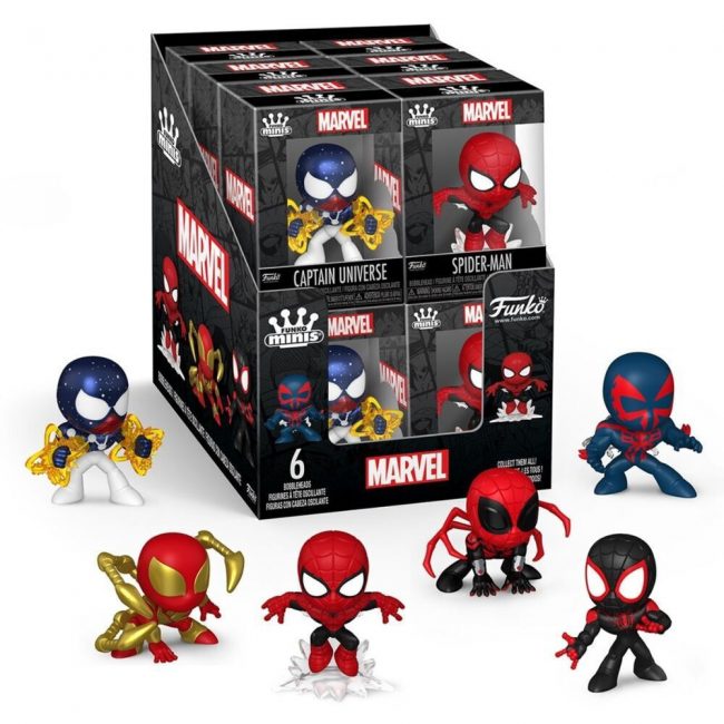 FUNKO MINIS: MARVEL - SPIDER-MAN COMICS  BOBBLE-HEAD VINYL FIGURES