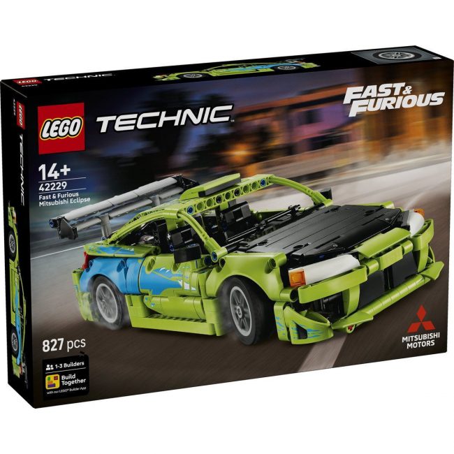 LEGO TECHNIC FUST AND FURIUS MITSUBISHI ECLIPSE CAR