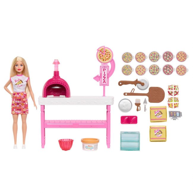 BARBIE ΚΟΥΚΛΑ ΣΕΤ ΠΙΤΣΑΡΙΑ JMK21 BARBIE ΚΟΥΚΛΑ ΣΕΤ ΠΙΤΣΑΡΙΑ JMK21