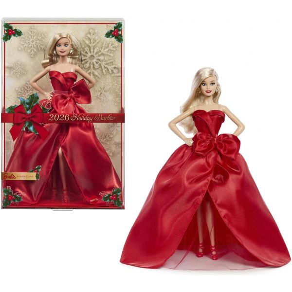 BARBIE ΣΥΛΛΕΚΤΙΚΗ ΚΟΥΚΛΑ HOLIDAY 2026 ΞΑΝΘΙΑ JJX65