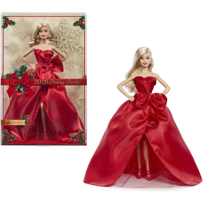 BARBIE ΣΥΛΛΕΚΤΙΚΗ ΚΟΥΚΛΑ HOLIDAY 2026 ΞΑΝΘΙΑ JJX65 BARBIE ΣΥΛΛΕΚΤΙΚΗ ΚΟΥΚΛΑ HOLIDAY 2026 ΞΑΝΘΙΑ JJX65